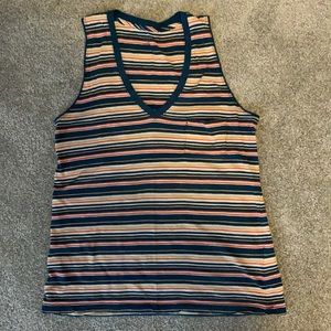 Madewell vneck tank.
